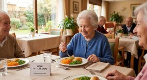 comida texturizada en residencias